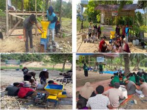 Tim Mahasiswa Berdampak UMN Al Washliyah Beri Pelatihan dan Pendampingan Pembuatan Pupuk Kompos kepada Koptan Desa Lubuk Sidup