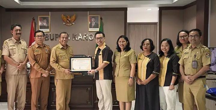 Optimalkan Penyaluran Dana Transfer, Pemkab Karo Raih Penghargaan Kategori “Sangat Baik” dari KPPN Sidikalang