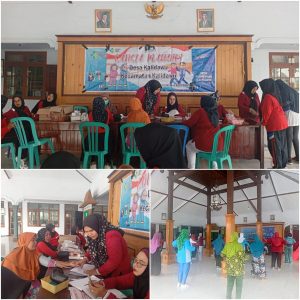 Puluhan Lansia Jalani Pemeriksaan Kesehatan Rutin di Balai Desa Kalidawir