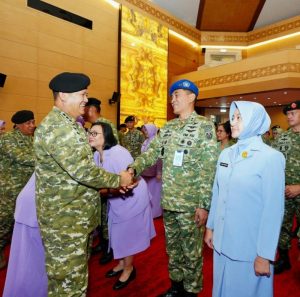 54 Pati TNI Naik Pangkat
