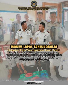Kabagtum Ditjen Pemasyarakatan Kanwil Sumut Lakukan Monitoring dan Evaluasi di Lapas Kelas IIB TBA
