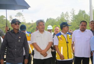 Wakil Bupati Taput Sambut Kunjungan Menteri PU Tinjau SPAM IKK Tarutung
