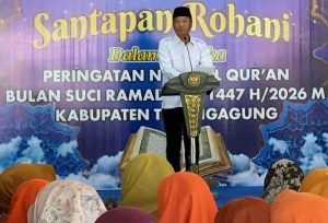 Bupati Tulungagung Hadiri Santapan Rohani Peringatan Nuzulul Qur’an 1447 H