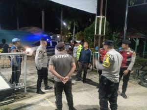 Cegah Kriminalitas dan 3C, Polres Tapteng Gelar Patroli Blue Light di Sejumlah Titik Rawan