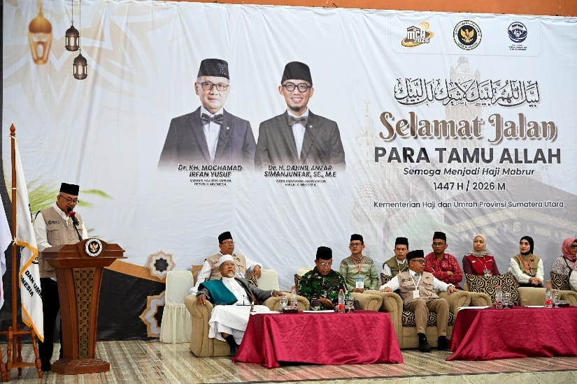 Sekdaprov Lepas Kloter 1 Jemaah Haji Sumut