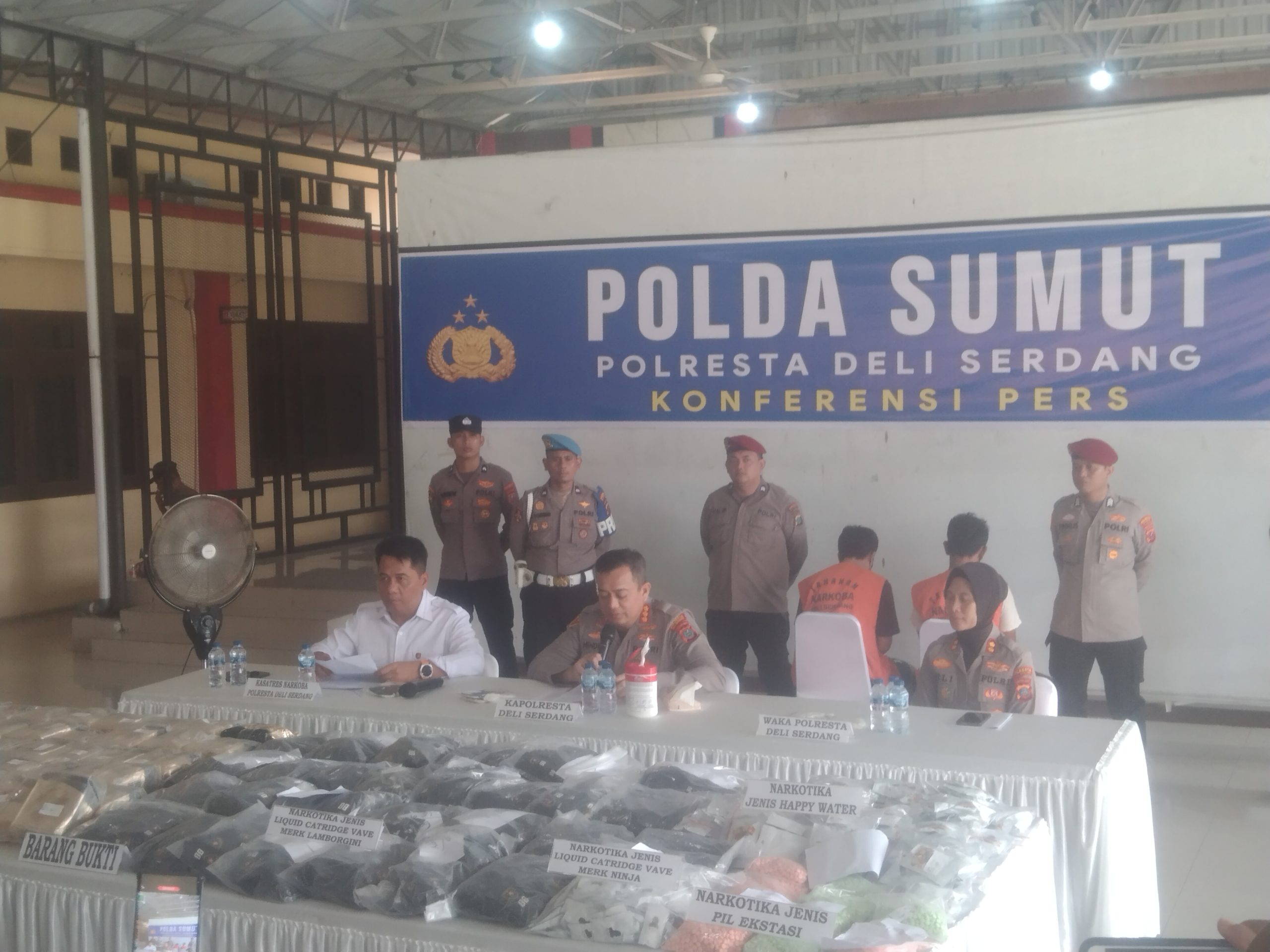 Waw.. Sat Narkoba Polresta Deli Serdang Amankan 50 Kg narkoba Jenis Sabu Serta Lainnya