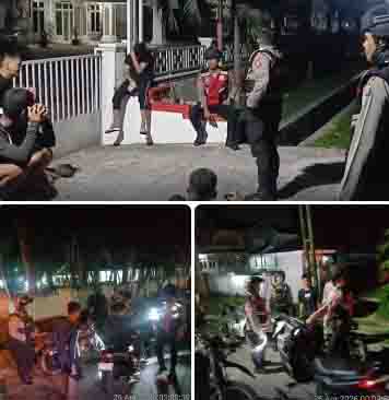 Patroli Malam Hingga Subuh, Kasat Samapta Polres Asahan Pimpin Langsung Penertiban Geng Motor dan Tawuran