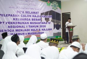 PTPN IV Regional I Medan Gelar Doa Selamat Bagi 60 Jemaah Calon Haji