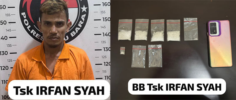 Satresnarkoba Polres Batu Bara Ungkap Peredaran Sabu, Satu Tersangka Diamankan