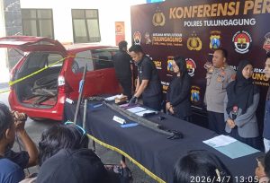 Satreskrim Polres Tulungagung Bongkar Sindikat Pencurian Kabel Tembaga, 10 Tersangka Diamankan