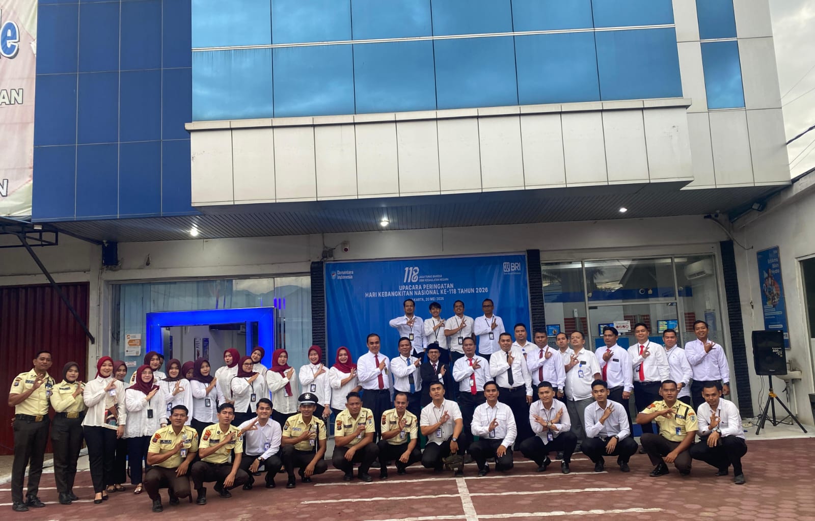 BRI BO Sibuhuan Gelar Upacara Peringatan Harkitnas ke-118