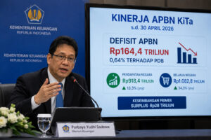 Defisit APBN April 2026 Capai Rp164,4 Triliun, Pemerintah Klaim Kondisi Membaik