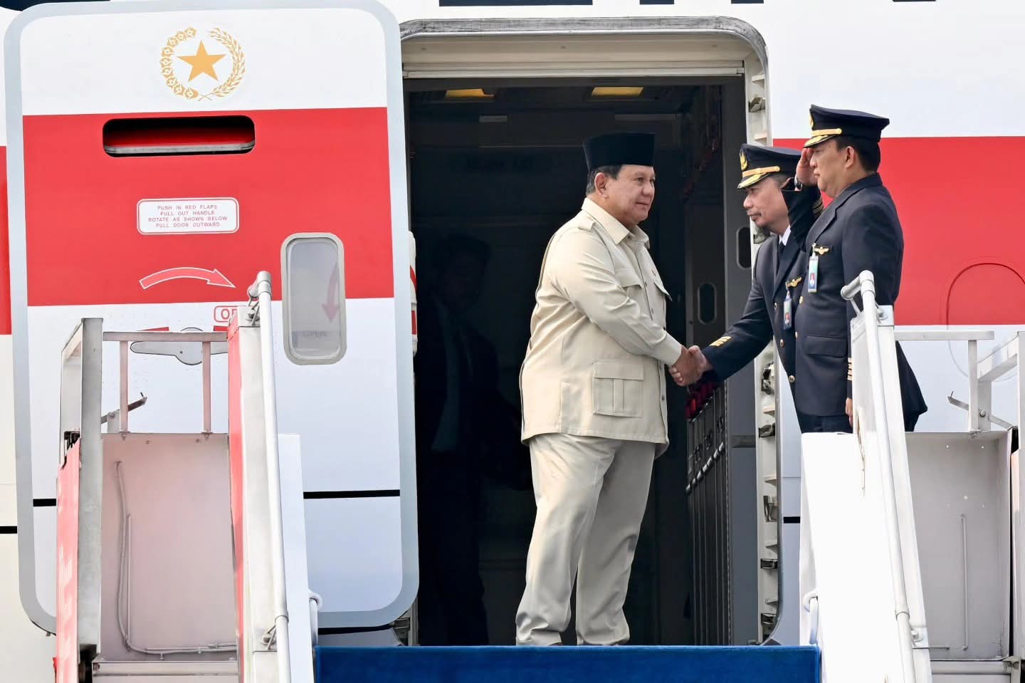 ‎Presiden Prabowo Subianto Telah di Indonesia ‎
