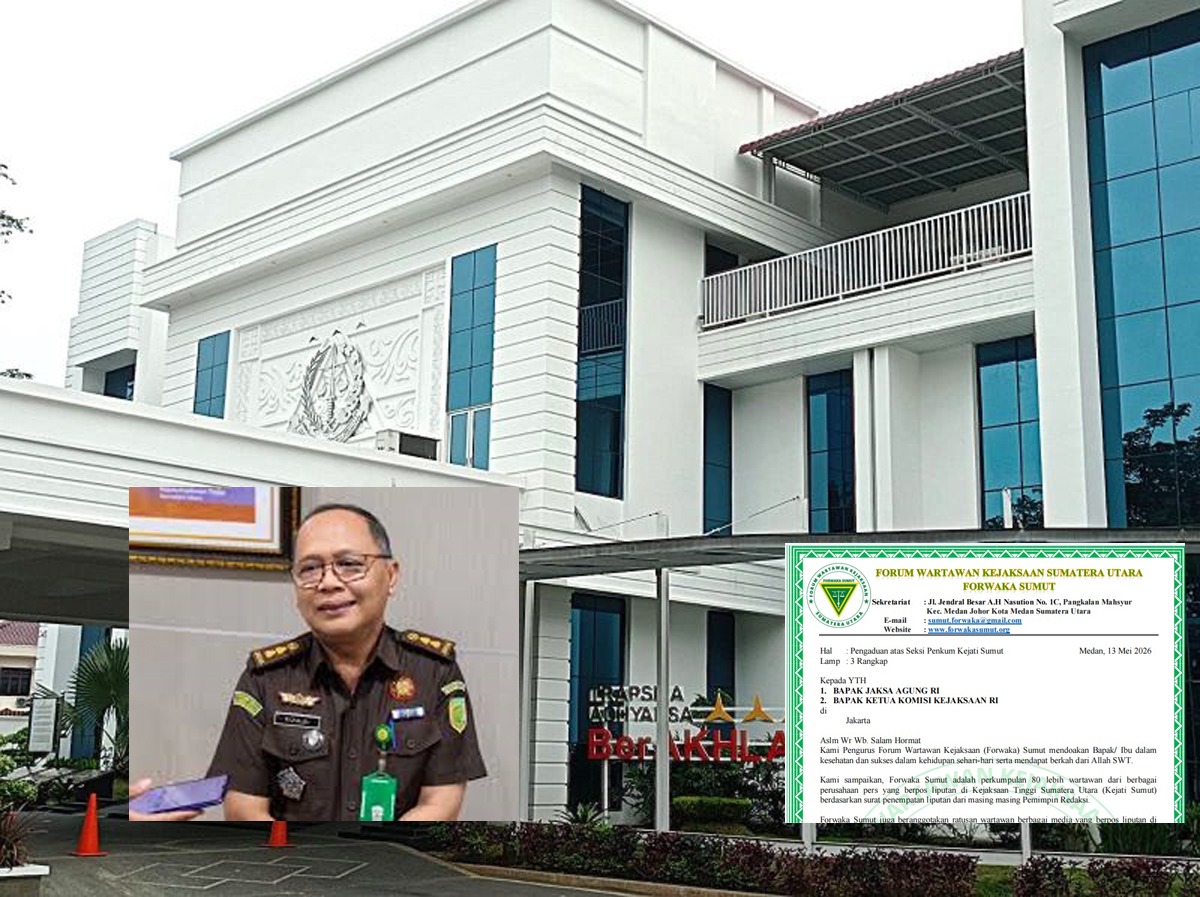 Terkait Etika Dan Ketidak Profesionalan Dalam Tupoksinya, Kasipenkum Kejati Sumut Dilaporkan Ke Jaksa Agung Dan Kekomjak