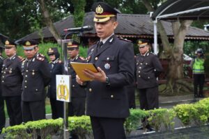 Memperingati Hari Kebangkitan Nasional Ke-118, Polres Binjai Laksanakan Upacara Bendera