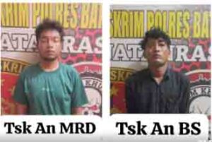 Personel Polres Batu Bara Respon Cepat 110, Amankan Terduga Pelaku Pencurian di Desa Sumber Padi