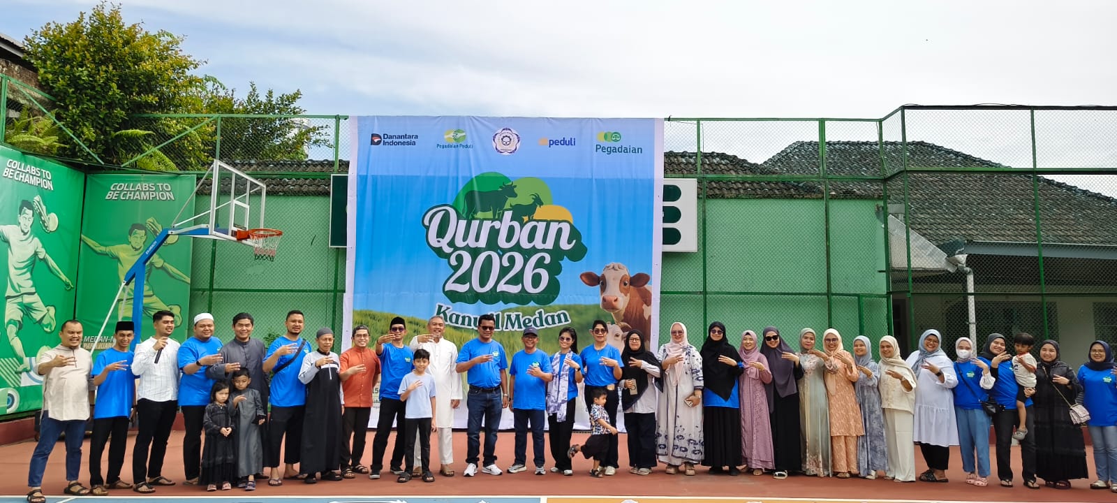 Momentum Iduladha 1447 H, PT.Pegadaian Kanwil 1 Medan Sembelih 8 Sapi dan 7 Kambing