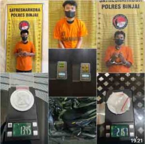 Dalam Sehari 3 Pengedar Narkoba Diamankan Polres Binjai dari TKP Berbeda