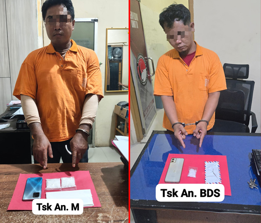 Operasi Antik Toba 2026, Satresnarkoba Polres Batu Bara Ringkus Dua Tersangka