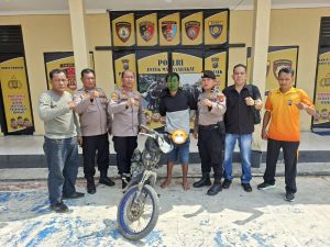 Polsek Talawi Ungkap Kasus Pencurian Sepeda Motor, Satu Pelaku Diamankan