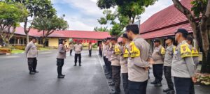 Jaga Kamtibmas, Polres Binjai Gelar Apel Gabungan Sat Binmas