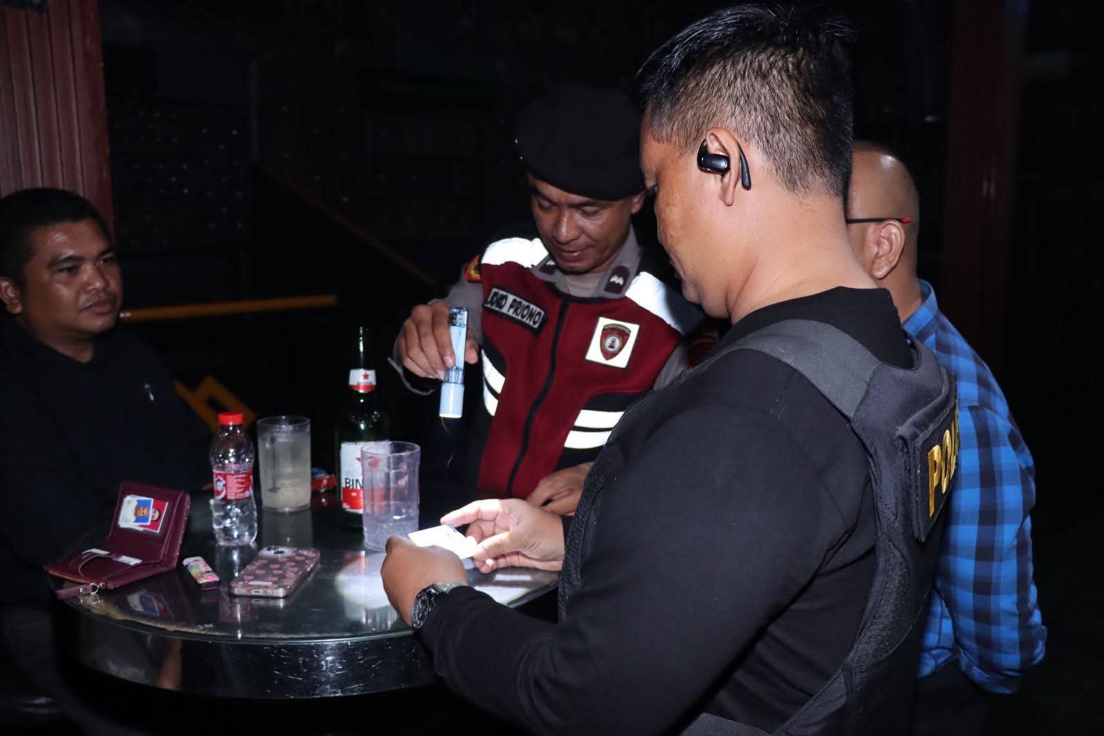 Cegah Peredaran Narkoba dan Gangguan Kamtibmas,Polres Asahan Gelar Razia Pusat Hiburan Malam