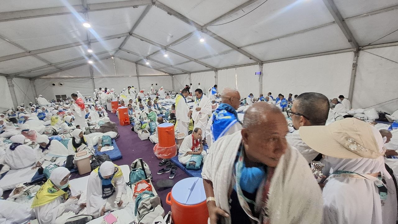 Jamaah Haji saat bersiap menuju ke Arafah. (Foto: Ist/Aktual Online)