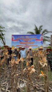 Polres Asahan Ikuti Zoom Panen Raya Jagung Nasional Bersama Presiden RI di Polsek Buntu Pane