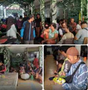 PAC Grib Kota Medan Gelar Makan Bersama Ojol,Penarik Beca dan Masyarakat