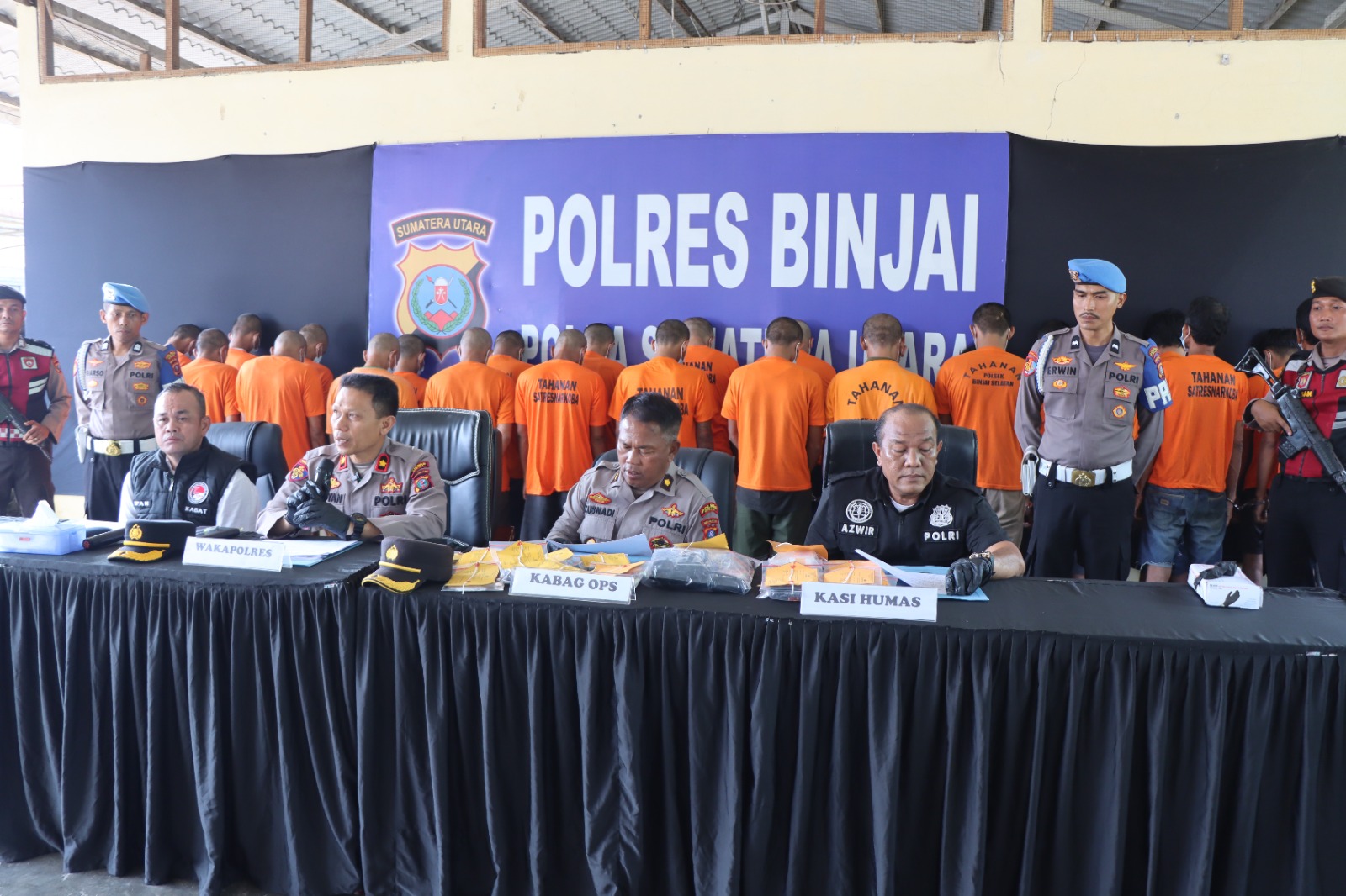 Operasi Antik Toba 2026, Polres Binjai Ungkap 23 Kasus dan 28 Tersangka