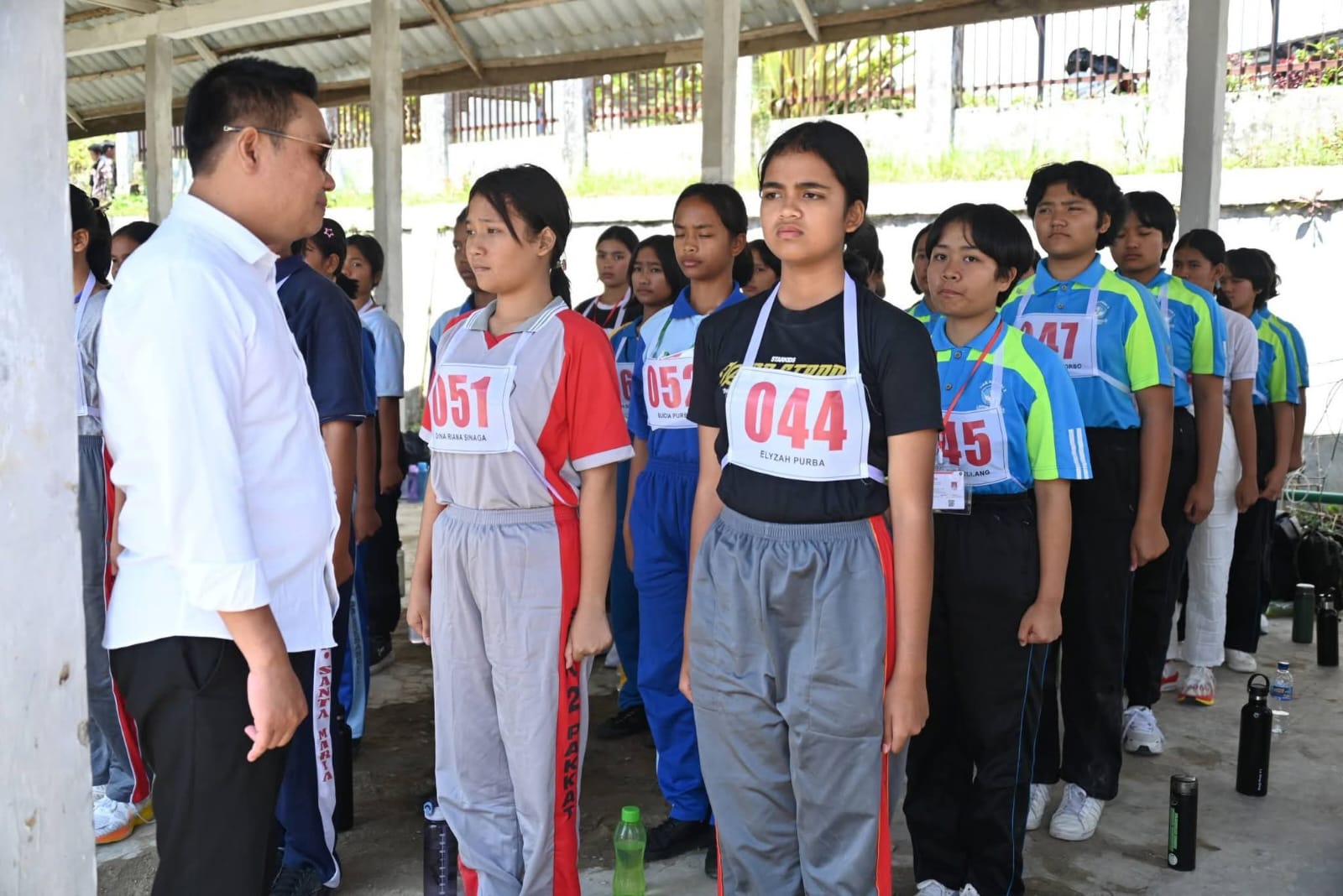 Bupati Humbahas Tinjau Seleksi Kesehatan dan Parade Paskibraka 2026