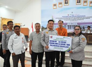 Bupati Humbang Hasundutan Hadiri Monev Jamsos Ketenagakerjaan dan Pembinaan Pemdes