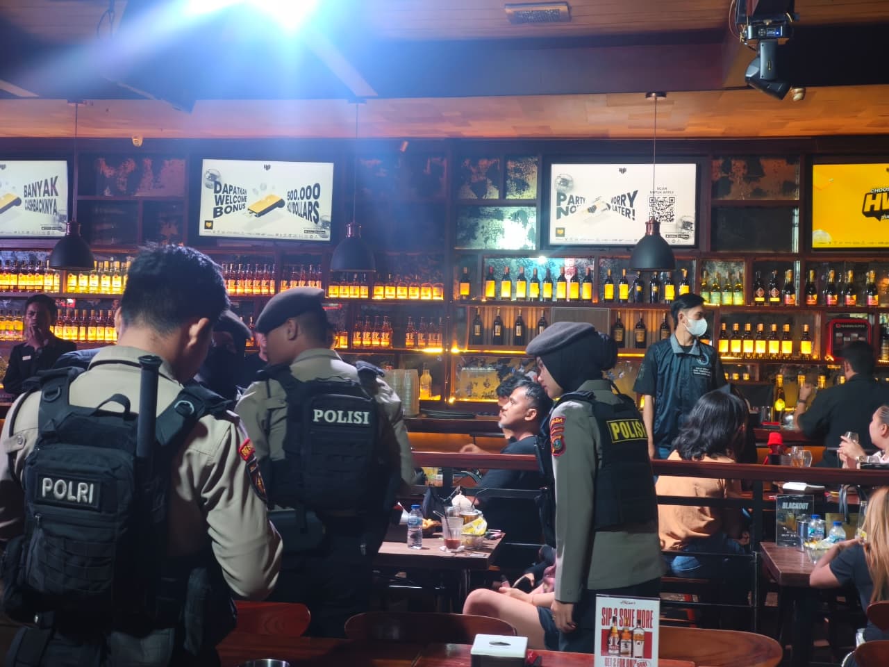 Cegah Peredaran Narkoba di THM, Polda Sumut Razia Helen’s Medan