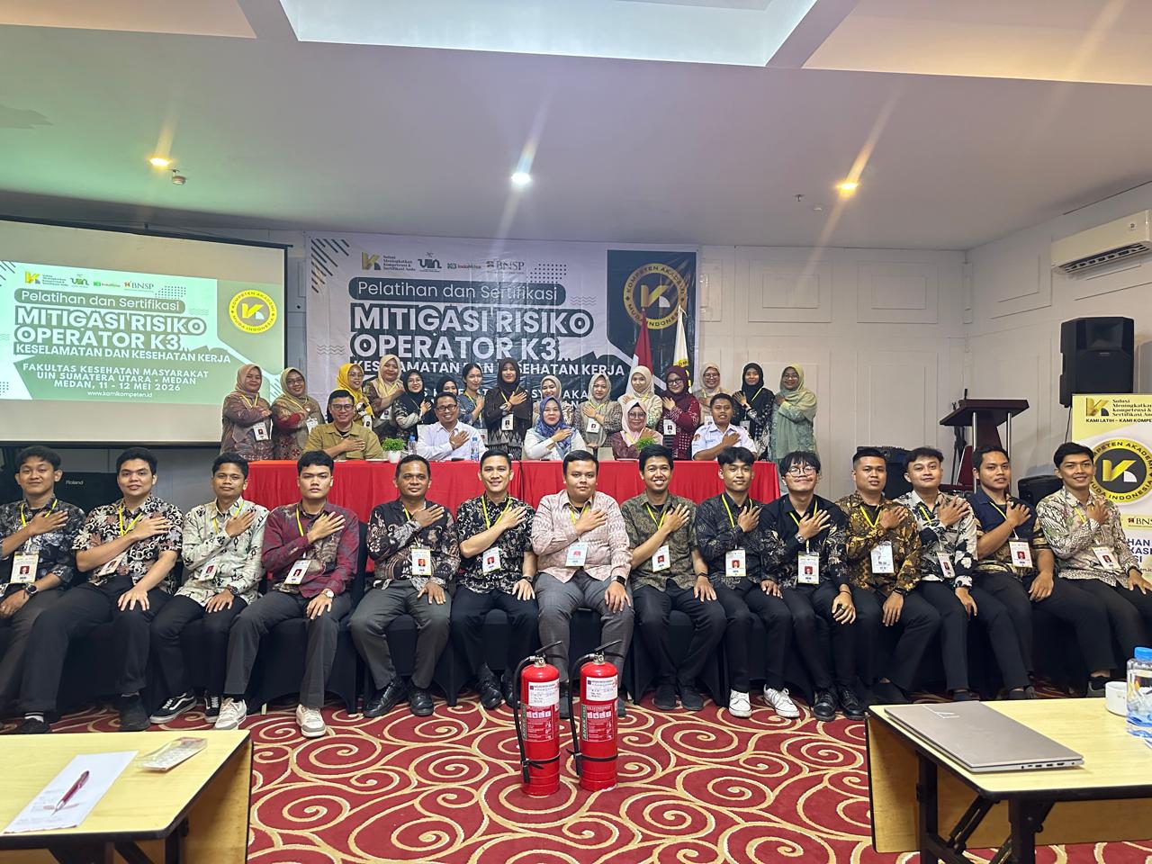 Dukung Daya Saing Lulusan, FKM UIN Sumut Selenggarakan Sertifikasi Kompetensi Operator K3