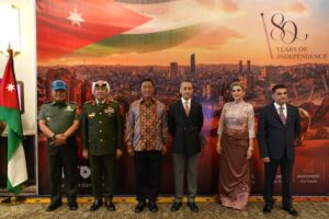 ‎Eratkan Persahabatan Antarnegara, Pejabat Kemhan RI Hadiri Resepsi Hari Kemerdekaan Yordania ke-80 ‎