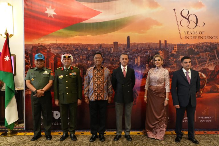 ‎Eratkan Persahabatan Antarnegara, Pejabat Kemhan RI Hadiri Resepsi Hari Kemerdekaan Yordania ke-80 ‎