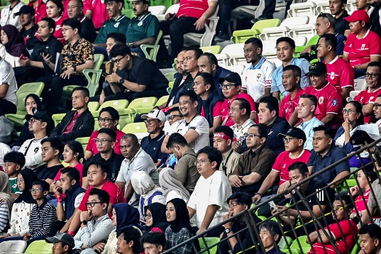 Disaksikan Bobby, Erick Thohir dan Jokowi, Timnas U-19 Gagal Tundukkan Australia