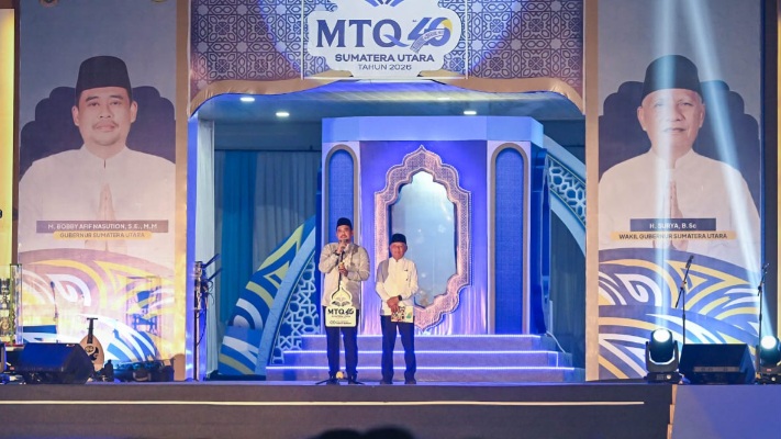 MTQ ke-40 Sumut Resmi Dibuka, Gubsu Ajak Implementasikan Nilai Alquran dalam Pembangunan
