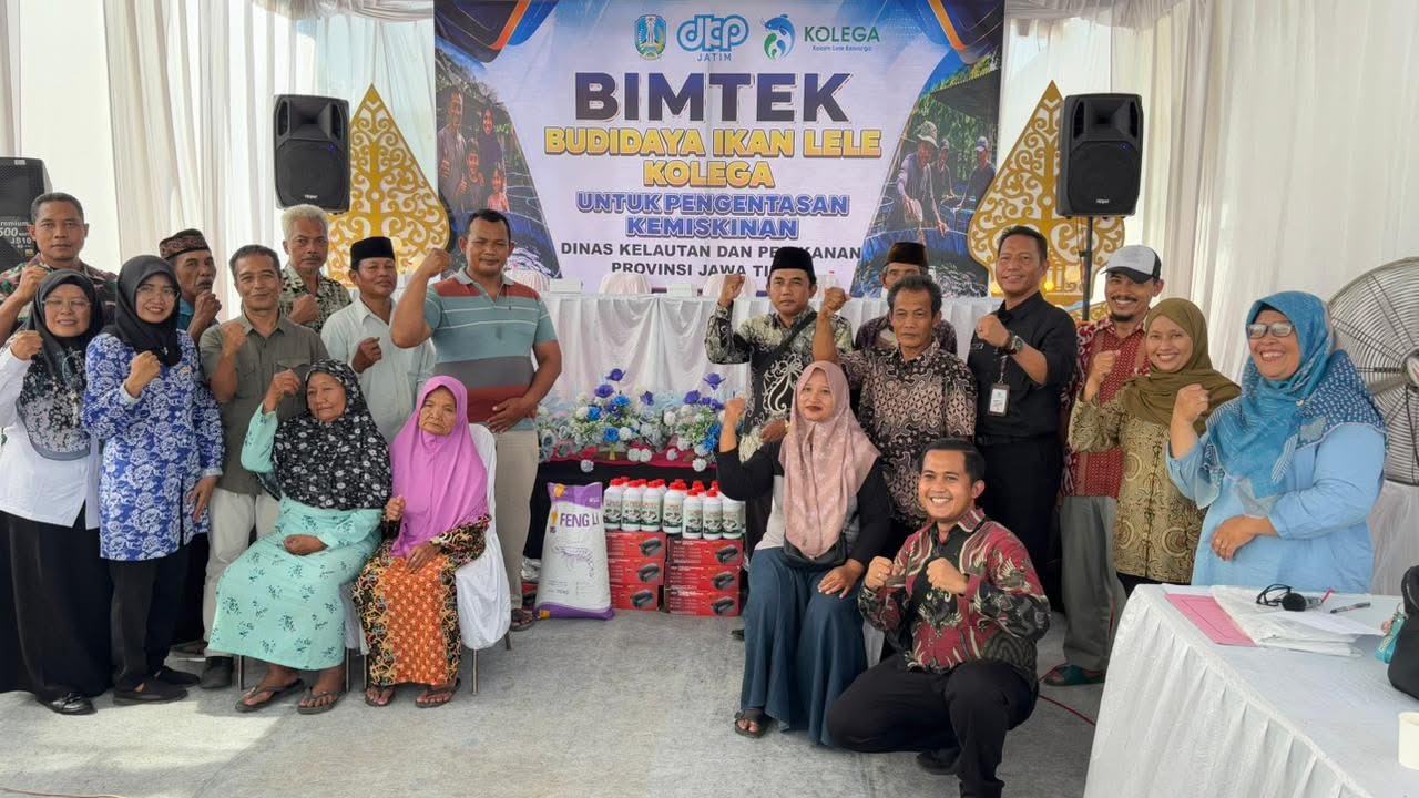 Dinas Perikanan Gelar Bimtek Budidaya Lele KoLeGa untuk Pengentasan Kemiskinan di Tulungagung