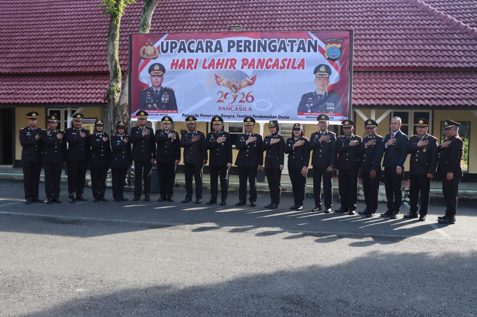Polres Binjai Peringati Hari Lahir Pancasila Tahun 2026