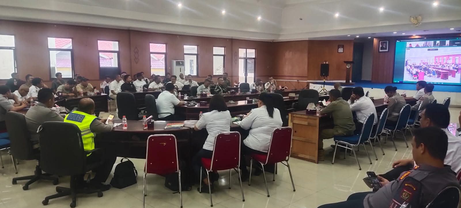 Pemkab Humbahas Ikuti Rakor Persiapan Penertiban dan Pengawasan Angkutan Penumpang Umum