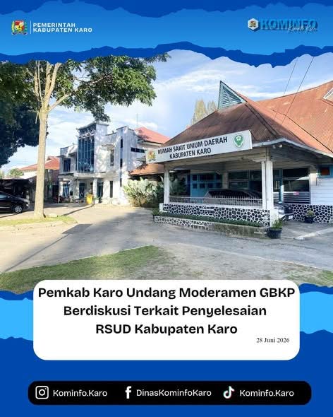 Pemkab Karo Undang Moderamen GBKP Berdiskusi Terkait Penyelesaian RSUD Kabupaten Karo