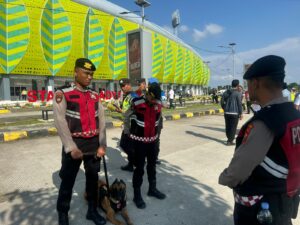 Unit Polsatwa K-9 Polda Sumut Perkuat Pengamanan ASEAN U-19 Boys Championship 2026 di Deli Serdang