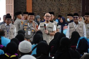 Wamen Haji Sambut Langsung Kloter 16 Debarkasi Medan