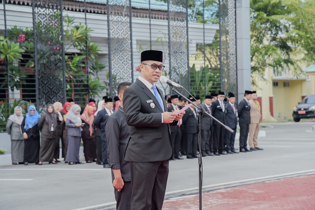 Wabup Bagus Santoso Pimpin Apel Hari Lahir Pancasila 2026 di Bengkalis