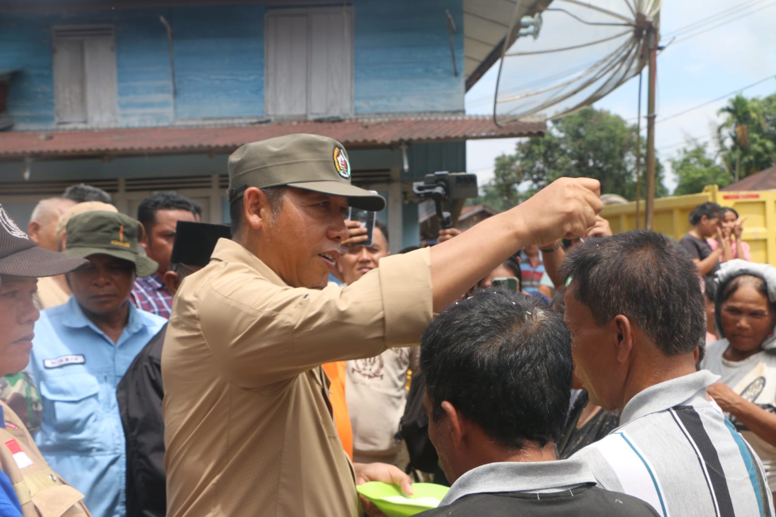Bupati Taput Tinjau Lokasi Bencana di Simangumban, Instruksikan Gerak Cepat dan Pastikan Bantuan Tersalurkan