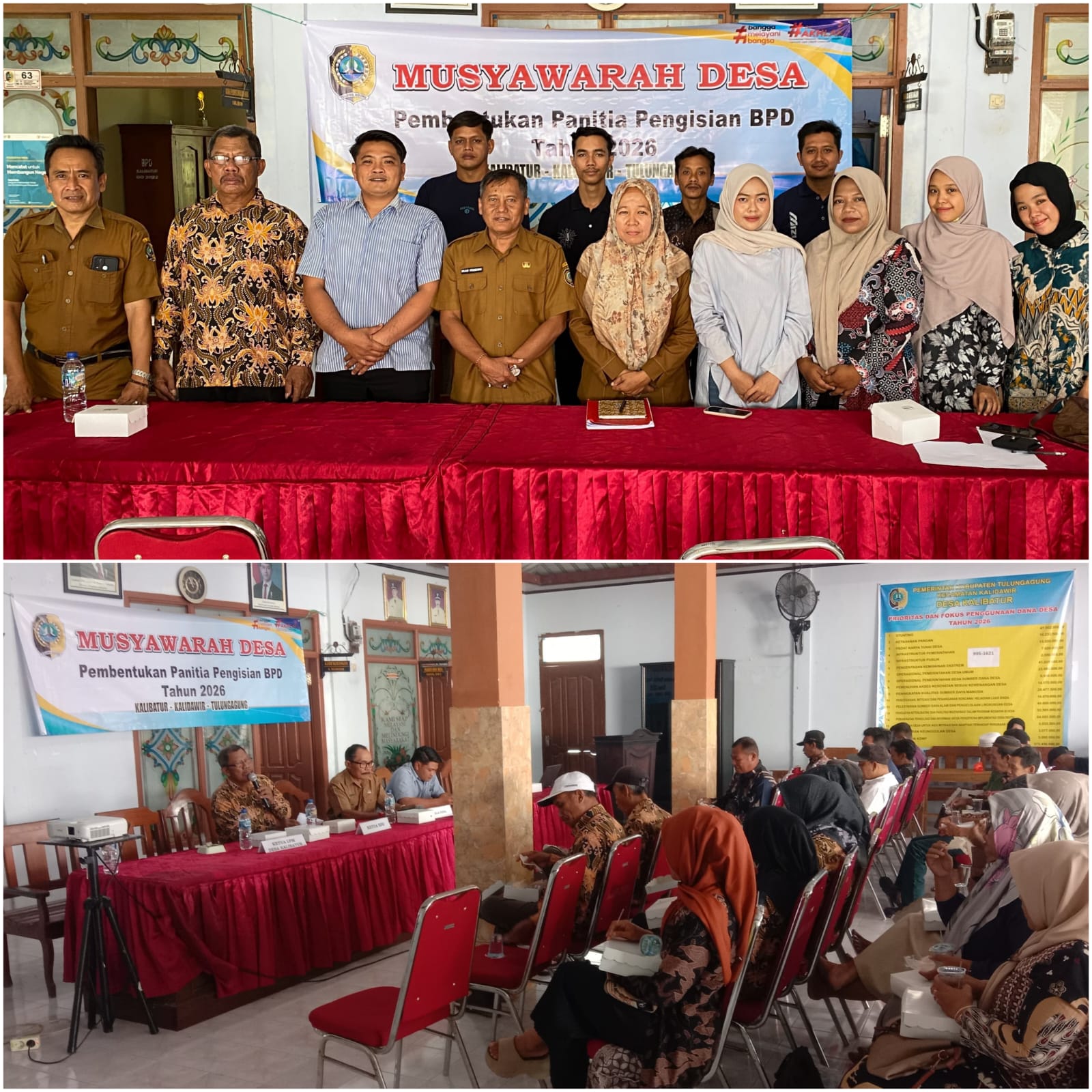 Musdes Kalibatur Tetapkan Panitia Pengisian Anggota BPD 2026