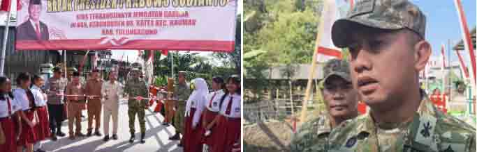 Jembatan Garuda Desa Kates Kokoh Sambung Akses Warga Tulungagung