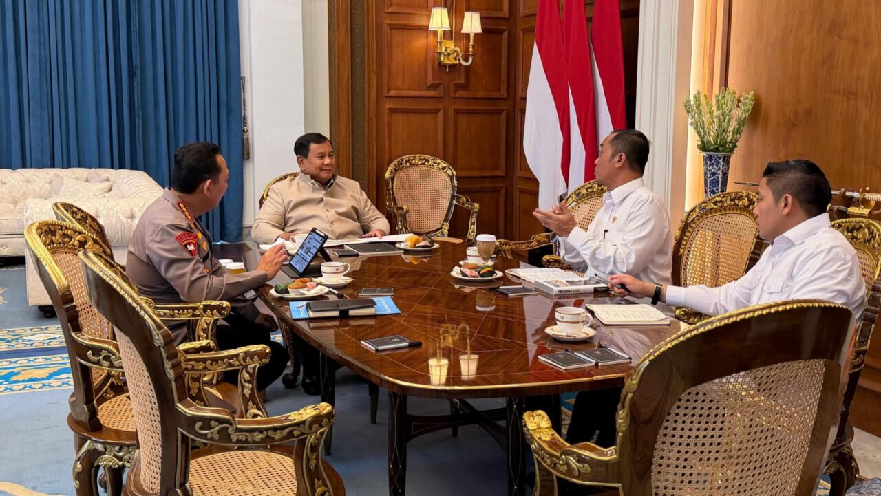 Kapolri Lapor Situasi Terkini Kamtibmas ke Presiden Prabowo