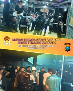 Sinergi Brimob Sumut dan BNNP Sumut Perangi Narkoba, Dua Pengunjung THM Terindikasi Positif